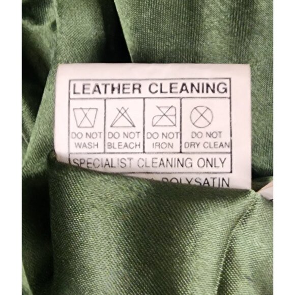 Saguaro Vest Womens Large Green Suede Leather Full Zip Western 90s Vintage Top - Picture 12 of 12